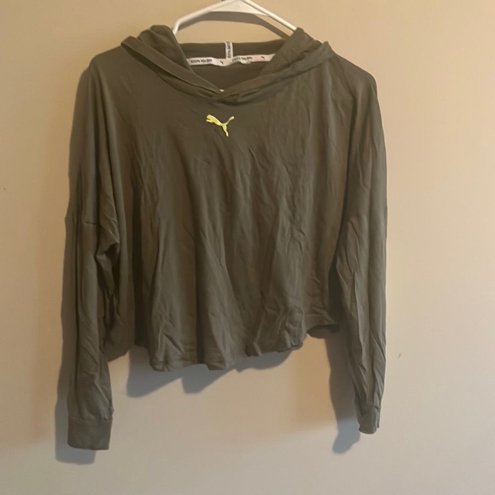 puma cropped long sleeve